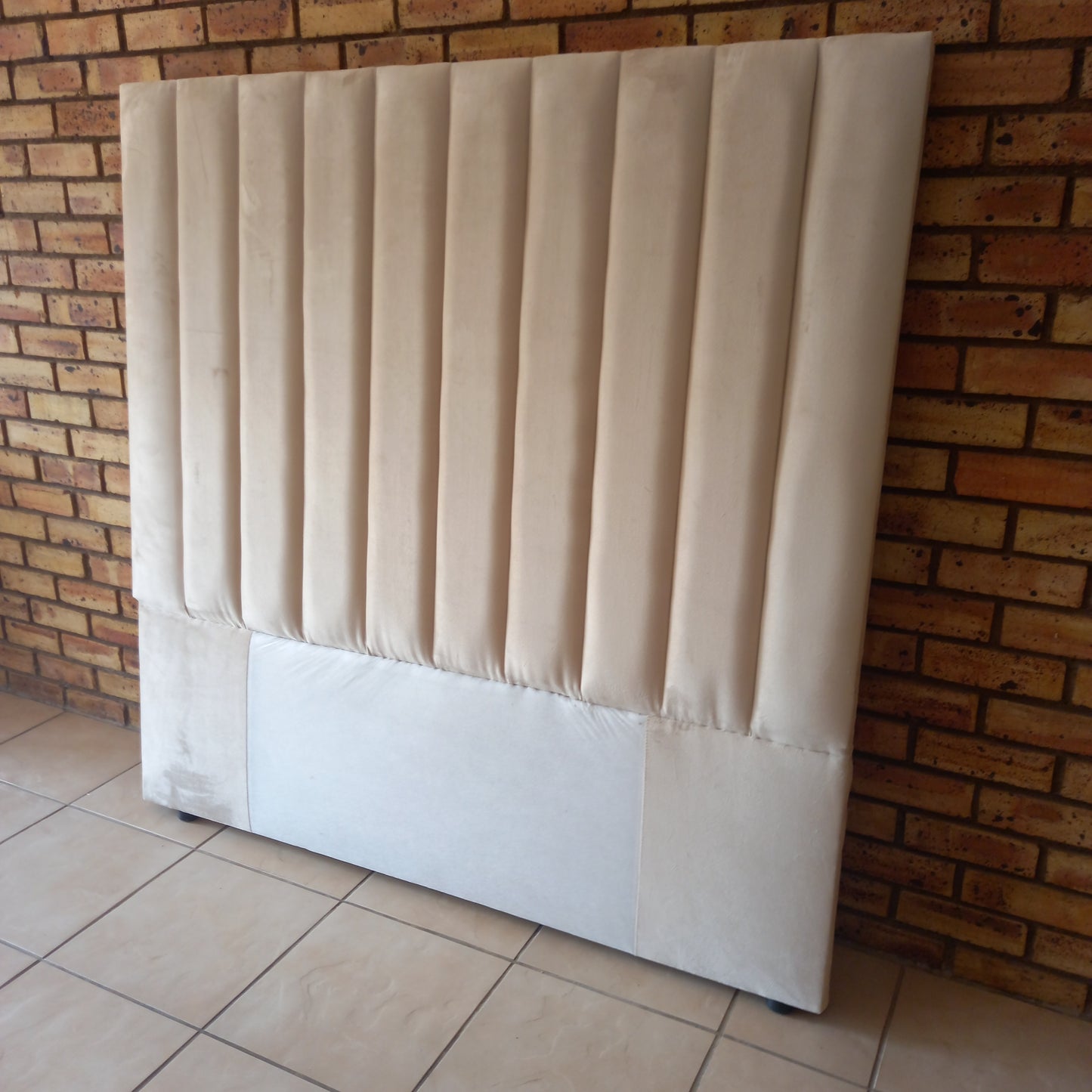 Velvet Panelled Headboard
