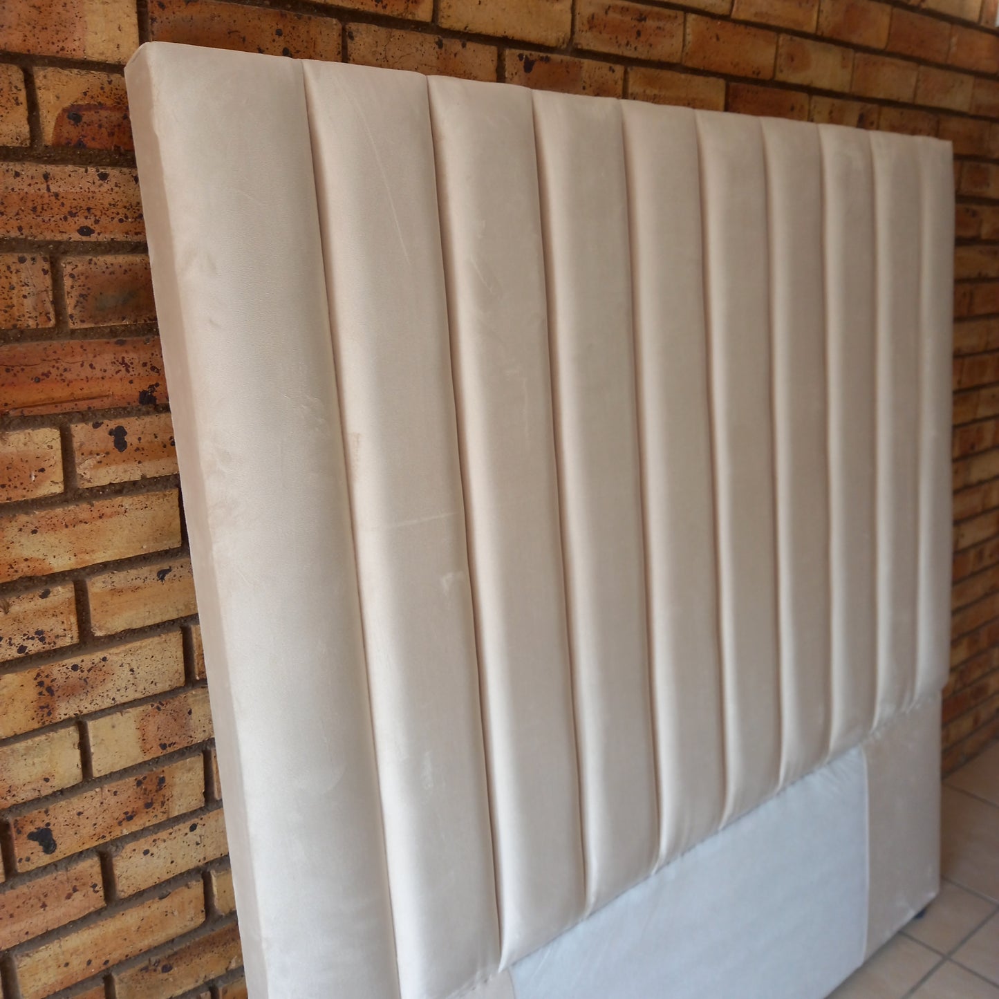 Velvet Panelled Headboard