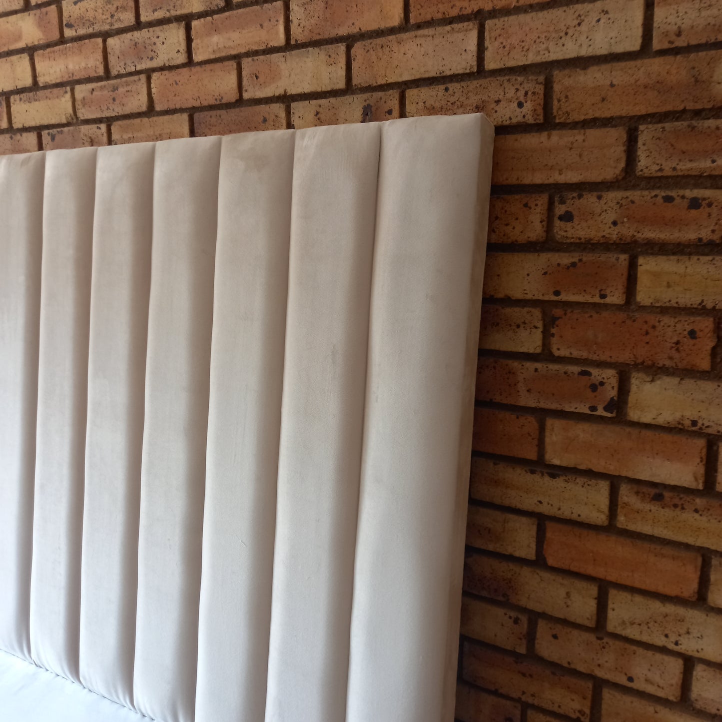 Velvet Panelled Headboard