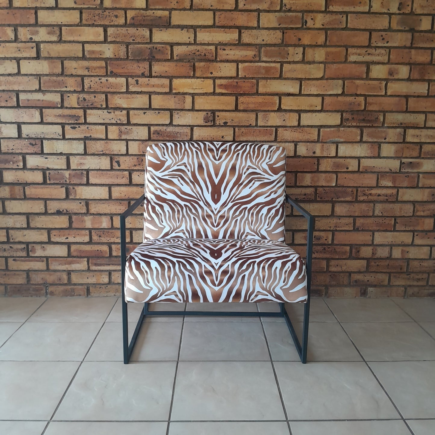Zebra Print Occasional Chair