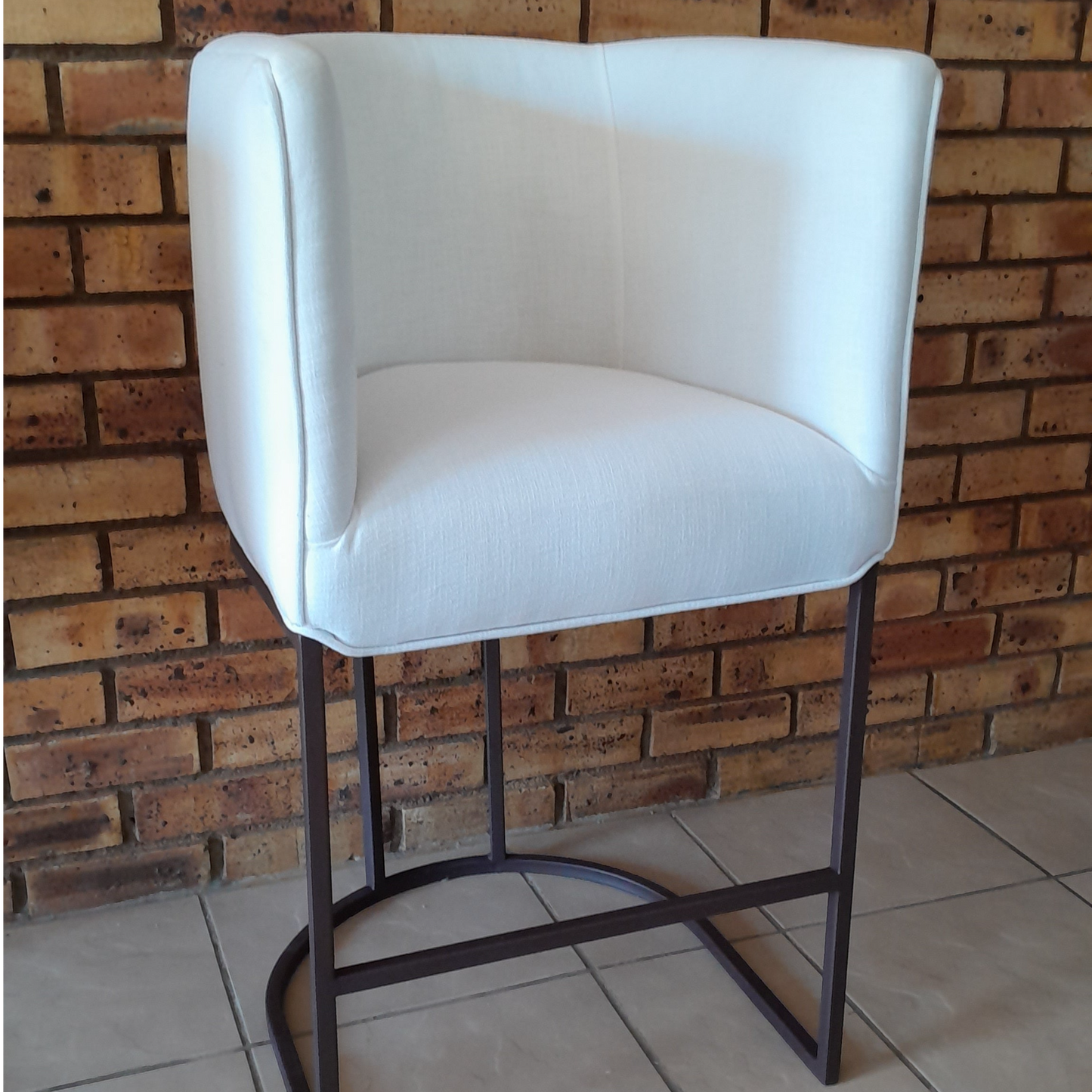 Casual Linen Barstool