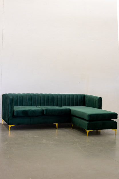 MCF Joy Velvet L-Shape Couch