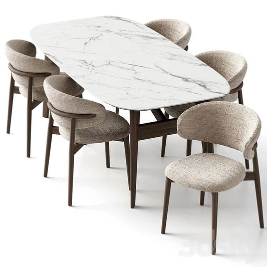 Calacatta Quartz Dining Room Table